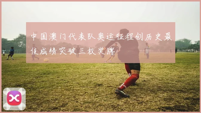 中国澳门代表队奥运征程创历史最佳成绩突破三枚奖牌